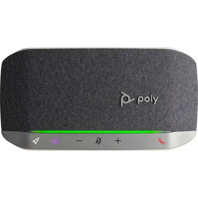 Poly Sync-20 Tragbares Bluetooth-Konferenz-Freisprechtelefon, Silber