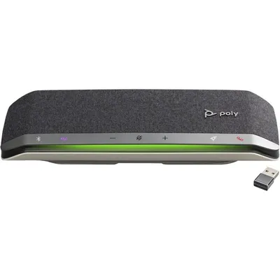 Poly Sync-40 + Sy40 Bluetooth/USB-Konferenz-Freisprecheinrichtung, Silber
