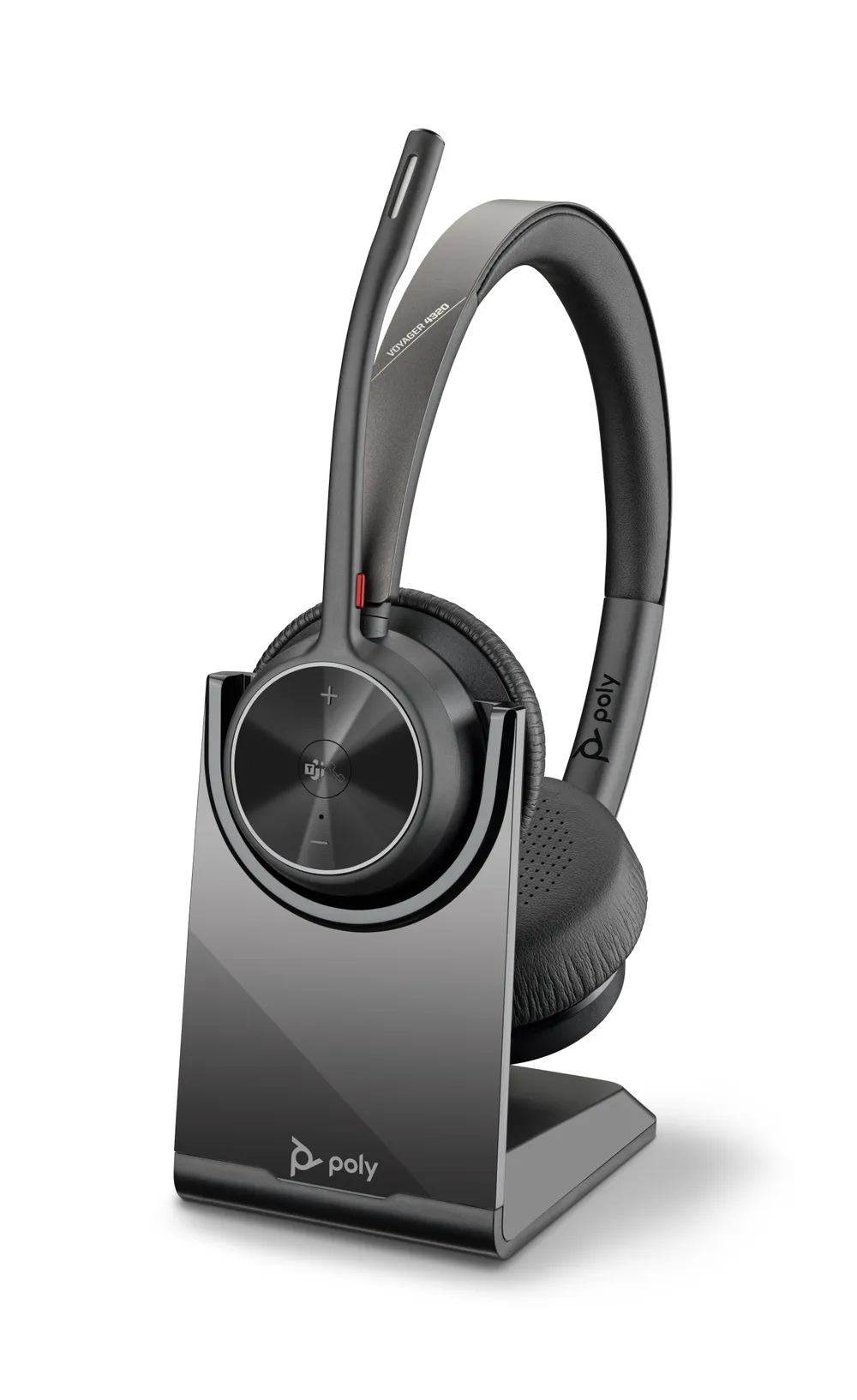 Poly Voyager 4320-M MS Kabelloses Office-Headset + Ladestation