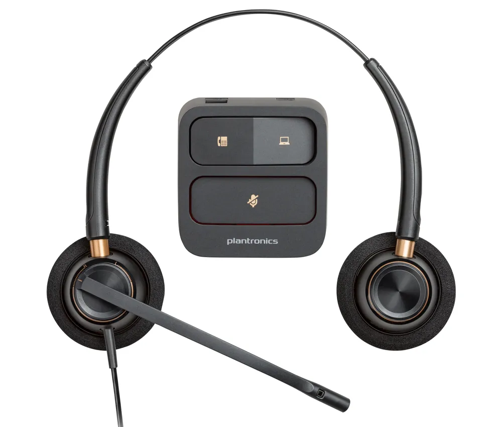 Poly HP Poly EncorePro 520 Binaurales Headset + Quick Disconnect | 783p7aa | Kabelgebunden - Anrufe/Musik