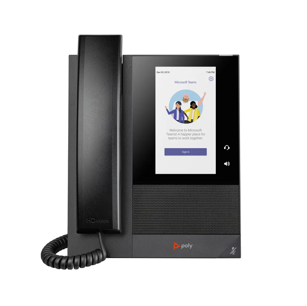 Poly CCX 400 | 848z8aa | Für Microsoft Teams - VoIP-Telefon mit Rufnummernanzeige/Anklopffunktion