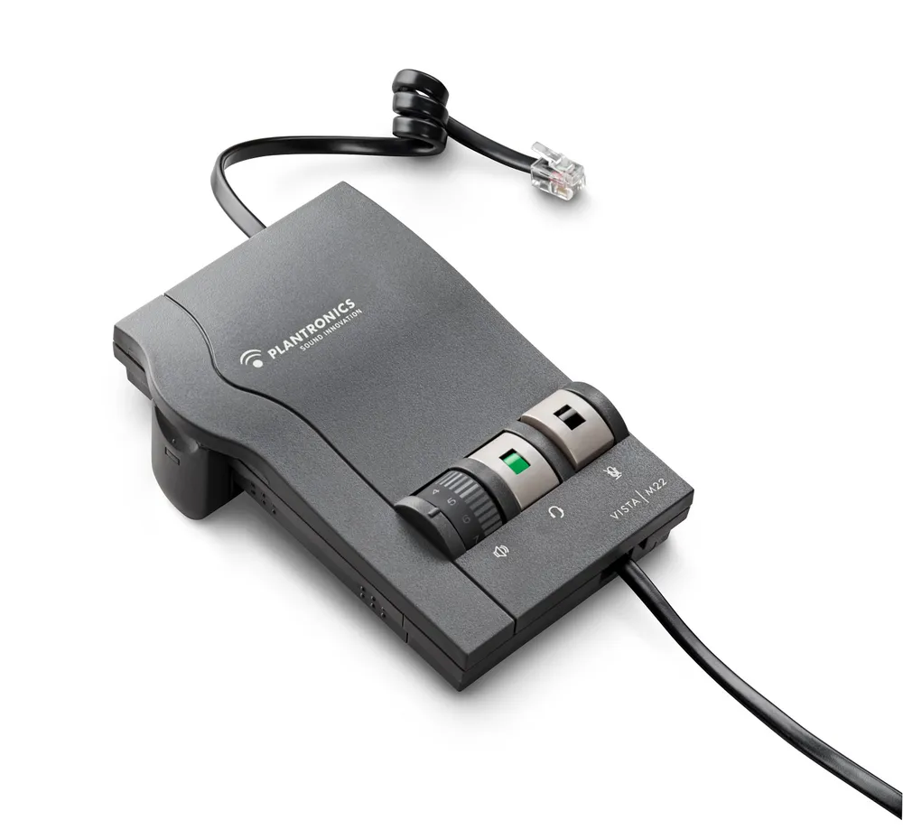 Poly M22 Adapter USB-A und USB-C für EncorePro Headsets Schwarz