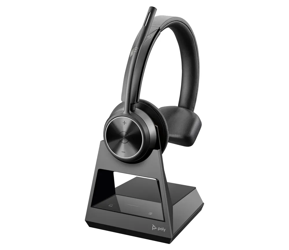 Auriculares HP inalámbricos DECT Bluetooth mit Geräuschunterdrückung und Boom-Mikrofon, Schwarz