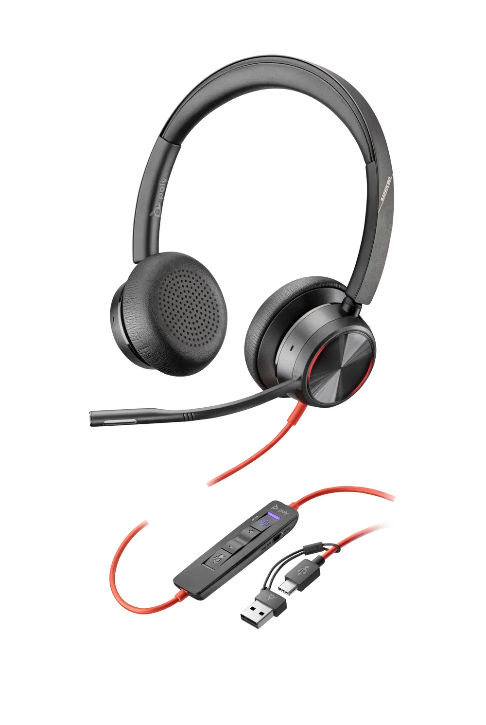 Poly Blackwire 8225 MS Kabelgebundenes Office-Headset