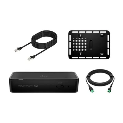 Audiozubehör Poly Studio A2 Bridge Ethernet Plug and Play Schwarz