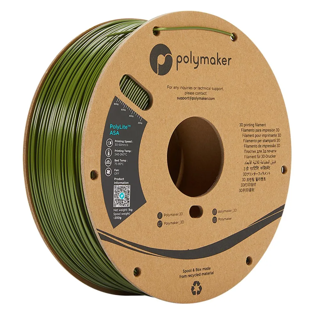 Filament ASA Polymaker PF01009 Grün 1