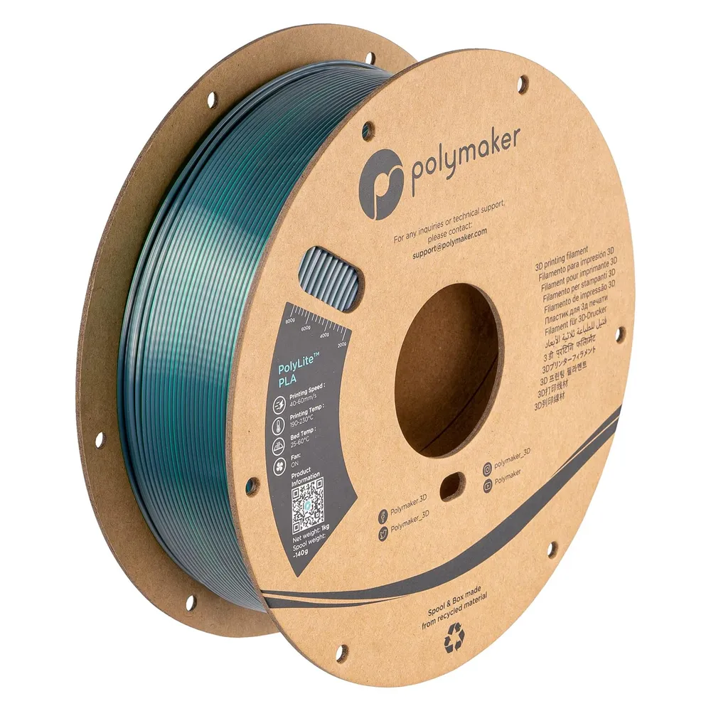 Polymaker PolyLite Silk PLA Dual Color (PLA, 1.75 mm, 1000 g)