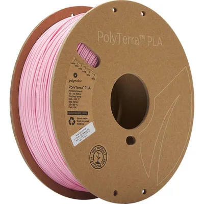 Filament PLA Polymaker PolyTerra Pink 1,75 mm Umweltfreundlich Robust