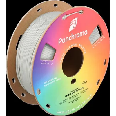 Filament PLA Polymaker Panchroma Matte Weiß 1,75 mm Matt Einfache Haftung