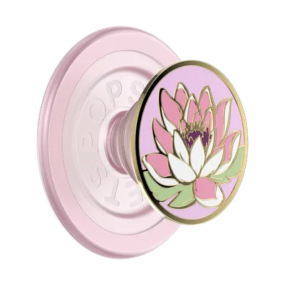 Enamel Water Lily Handyhalterung