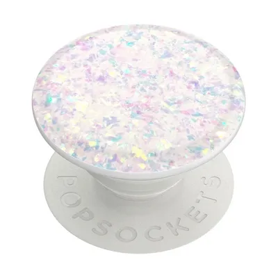 PopGrip Premium Iridescent Confetti White