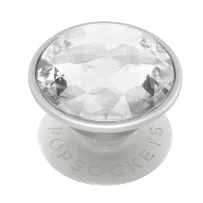 PopSockets Kleben Stand Disc Crystal Silver