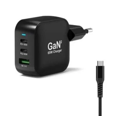 Ladegerät Port Connect 65W USB-C PD GaN mit 2m Kabel