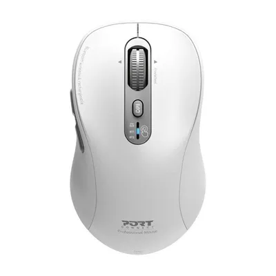 Ratón Port Designs PORT Connect 900707CW Bluetooth 3200DPI Weiss Wiederaufladbar