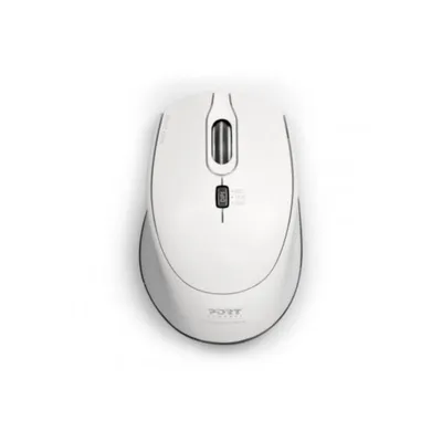 Maus Port Designs 900714 Ambidextrous RF Wireless 1600 DPI Weiß USB-C