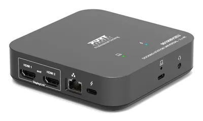 PORT Designs PORT Connect USB-C Dockingstation für den Schreibtisch 2×4K 10 Geräte 85W | 901908v2eu | USB Typ-C - U