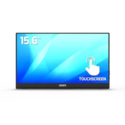 Monitor Port Designs 902101T 15,6" FullHD IPS Touchscreen Flach USB-C HDMI