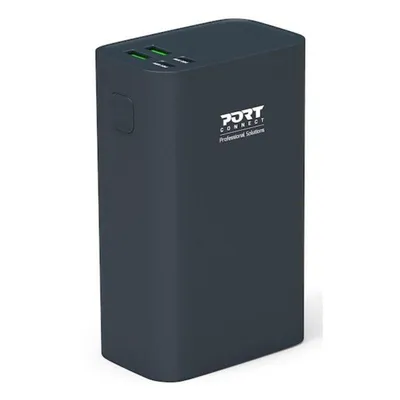 Externer Akku Port Designs 907004 26800 mAh Schnellladung 65 W schwarz
