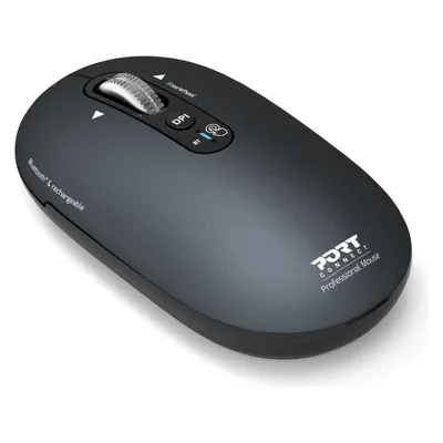 Ratón Port Designs PURE MAC Bluetooth 3200DPI Grau Clics Silenciosos Multidispositivo