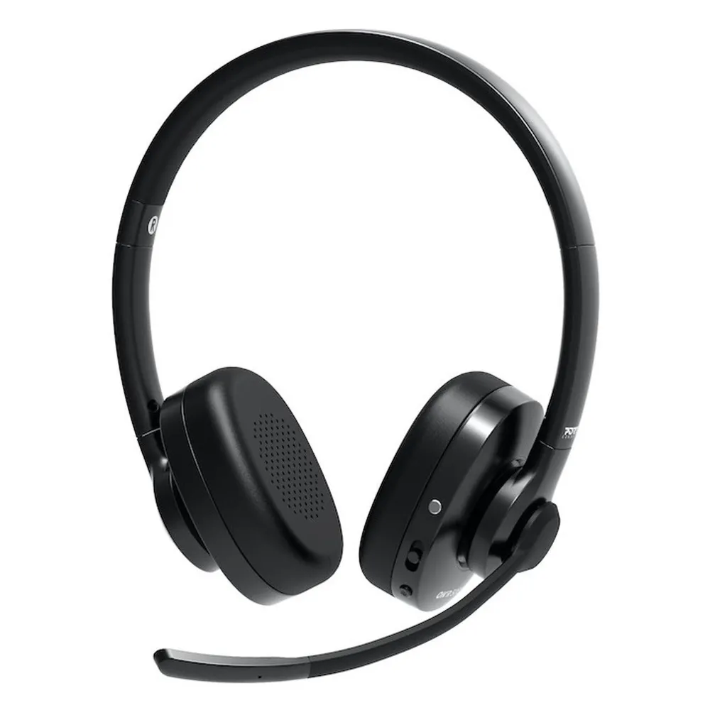 Auriculares Port Designs ON'R 500 inalámbricos Bluetooth para oficina con Cancelación de Ruido negros