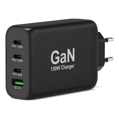 Ladegerät Port Designs 902107EU GaN 130W 4 USB-Ports PD QC Kompakt