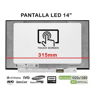 Tragbares LED-Touchscreen 14" Portatilmovil N140HCN-EA1 FHD 40 Pins