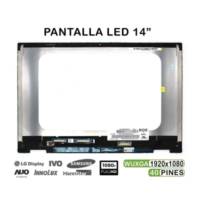 14-Zoll-Voll-LED-Touchscreen für Laptops der HP Pavilion X360 14-DW 14-DWXXX-Serie mit Rahmen