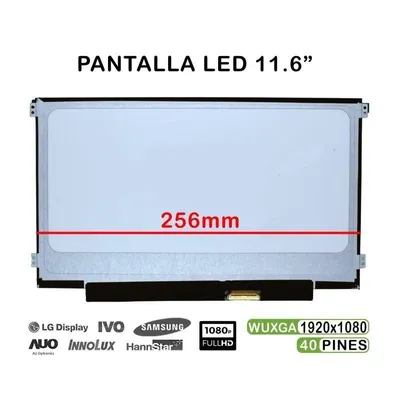 LED-Bildschirm 11.6" für Laptop Portatilmovil B116XAB01.0 30 Pins