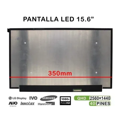 Display 15.6" LED 2560x1440 für Laptop Portatilmovil NE156QHM-NY1