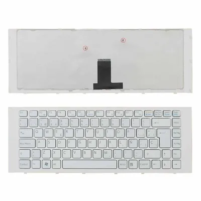 Laptop-Tastatur Sony Vaio Vpc-eg Weiß