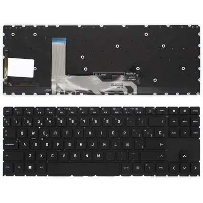 Laptop-Tastatur für HP Omen 15-ek 15-ec 15-en 16-b Serie V193446CS1 Schwarz