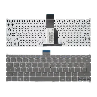 Tastatur Portabel Portatilmovil Grau für Acer Aspire S3 S5 V5 One Travelmate B1