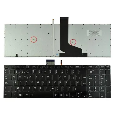 Toshiba Satellite S50-a S50d-a S50dt-a S50t-a S55-a Laptop-Tastatur, schwarz, mit Hintergrundbeleuchtung