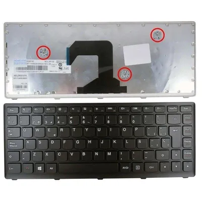 Tastatur für Lenovo U410 Laptop Schwarz mit Schwarzem Rahmen