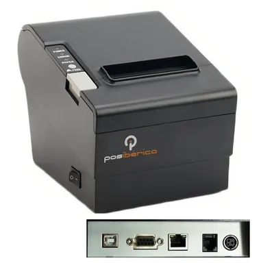 Posiberica P80 Plus USB-Ticketdrucker Schwarz