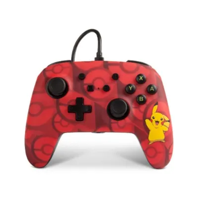Gamepad PowerA 1513777-01 Nintendo Switch Kabelgebunden USB Rot