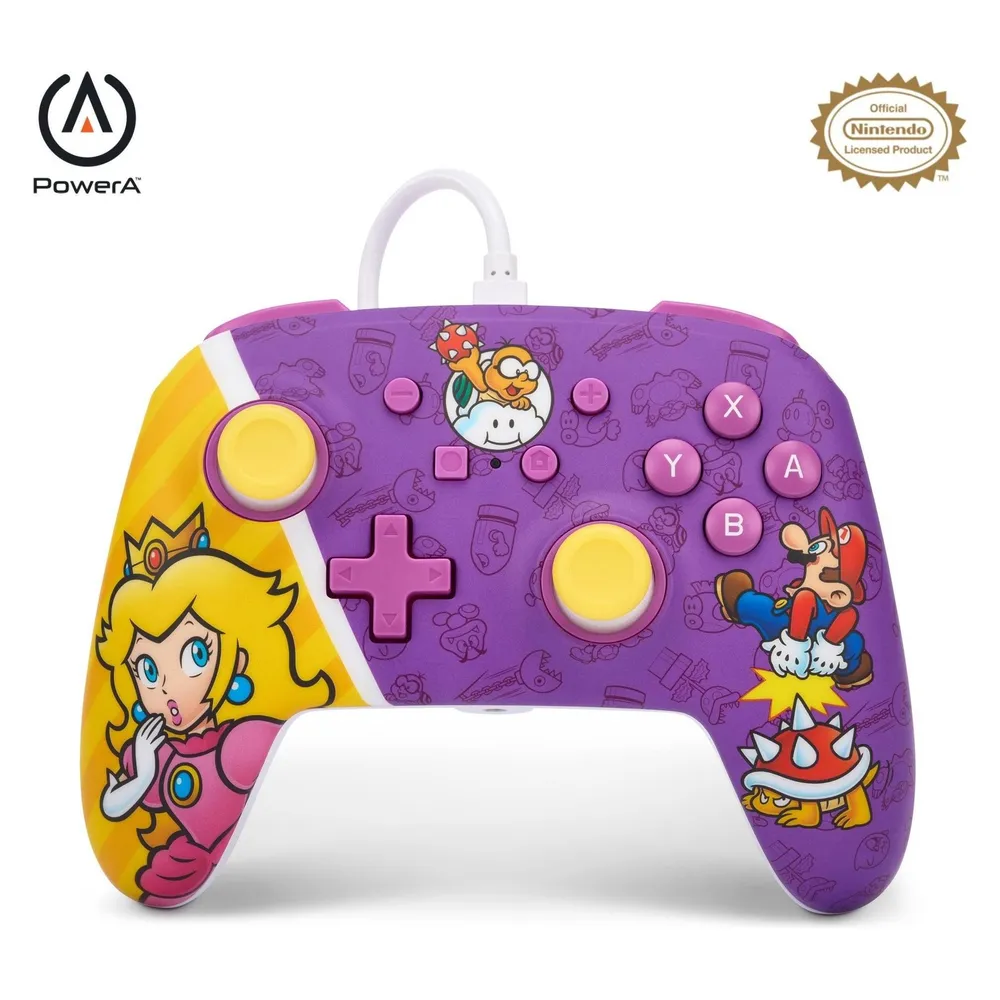 Gamepad PowerA NSGP0092-01 für Nintendo Switch USB Lila Rot Gelb