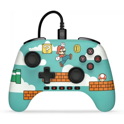 PowerA Advantage Kabelgebundener Controller für Nintendo Switch 2 - Grün Mario Time