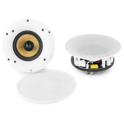 Lautsprecher Power Dynamics Deckenlautsprecher WLAN Bluetooth 120W Multiroom Weiss