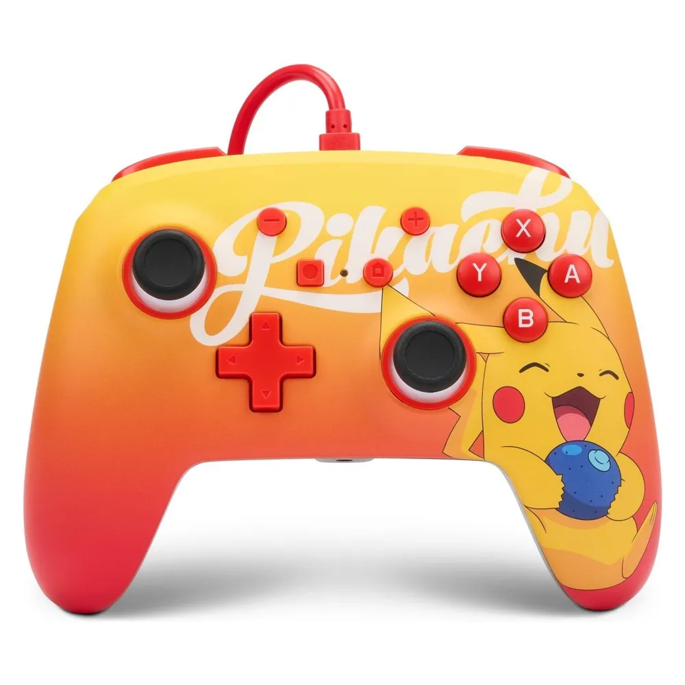 PowerA Verbesserter kabelgebundener PowerA-Controller für Nintendo Switch - Oran Berry Pikachu