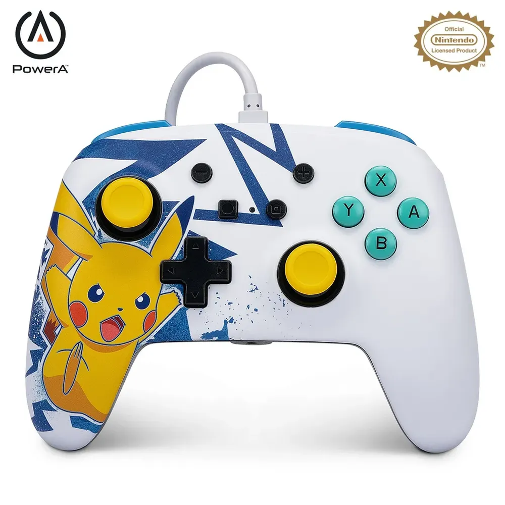 Enhanced Wired Controller für Nintendo Switch, Pikachu High Voltage