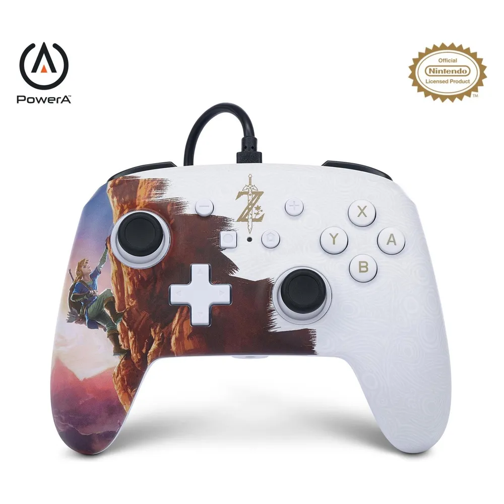 PowerA Controller für Nintendo Switch (kabelgebunden, Aufstieg des Helden, offiziell lizenziert)