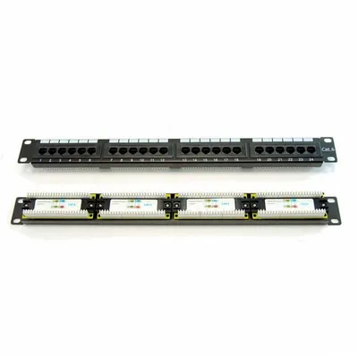 Powergreen Patchpanel 24 Ports Cat. 6 UTP