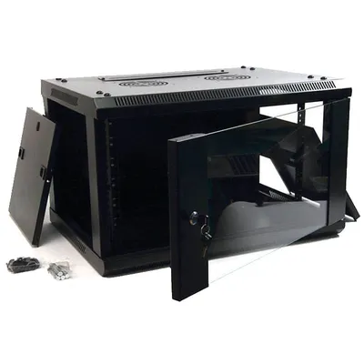Powergreen Wand-Rack-Schrank 19" 6U 600x600mm