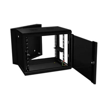 Rackschrank Powergreen 19" Wandmontage Doppel-Sektion 12U 600x550mm