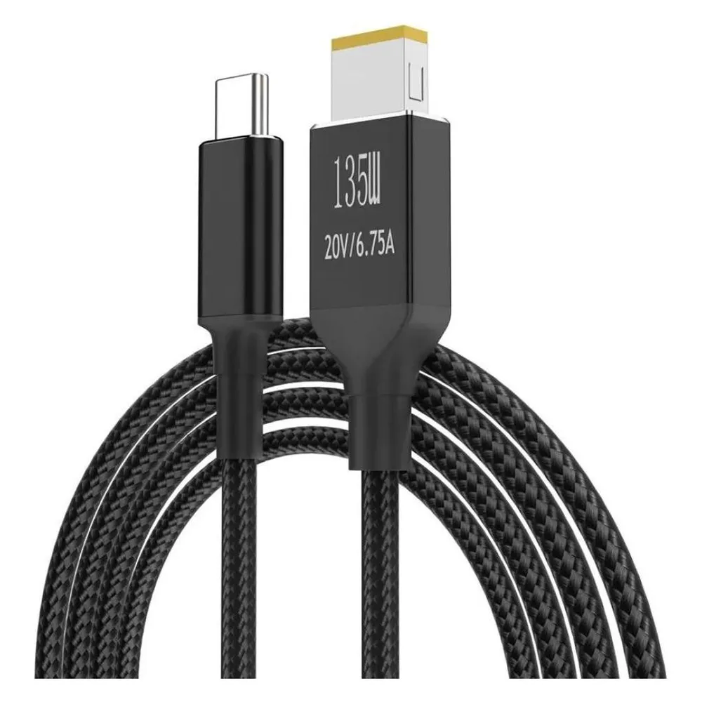 PowerGuard USB-C Lenovo Notebook PD Fast Charge 2m (Lenovo Square 10.5 x 4.2mm) 135W