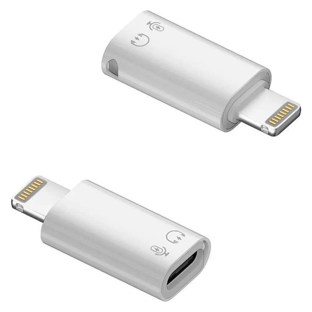 PowerGuard Lightning USB-C Headphone Adapter Charge & Data OTG