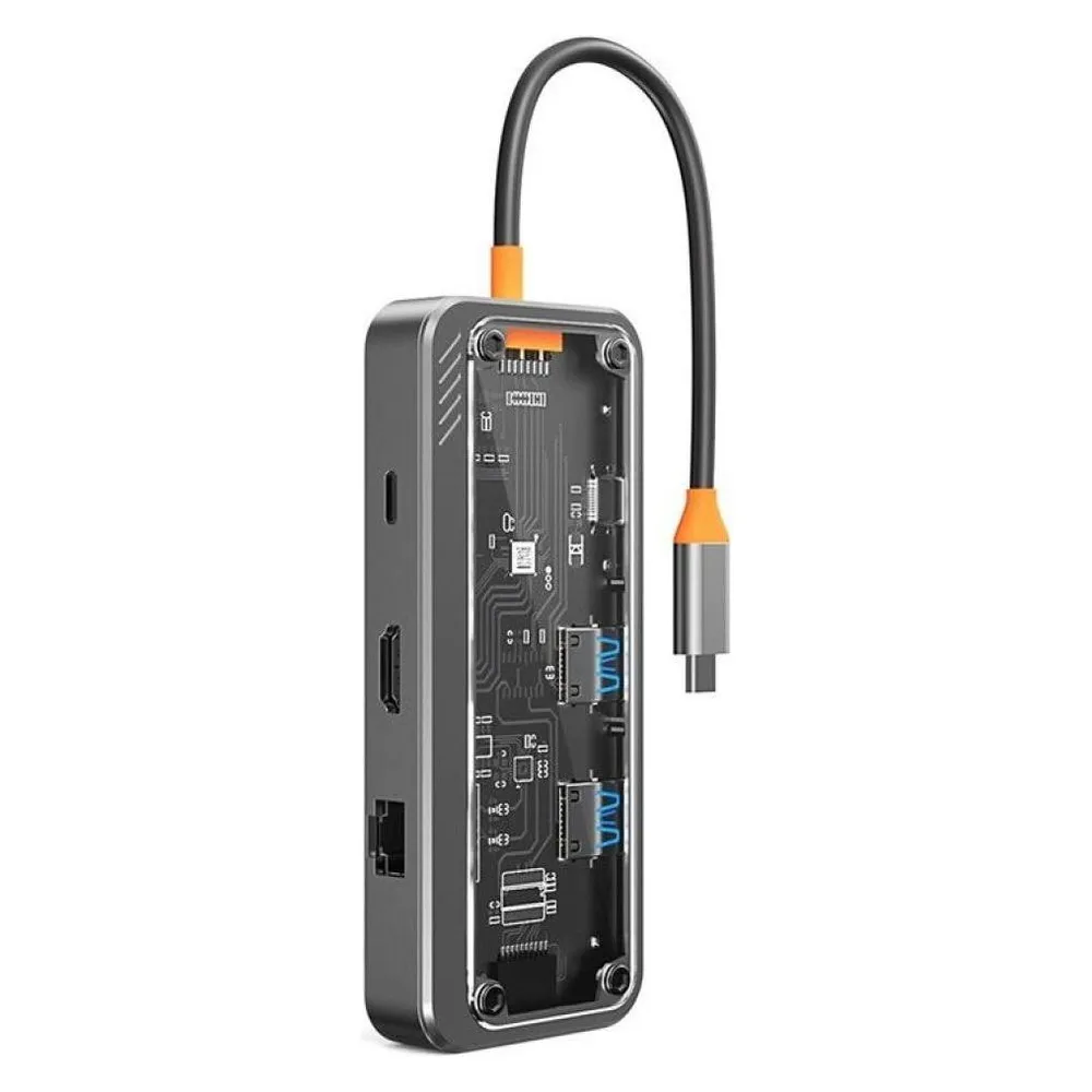 PowerGuard USB-C Hub (USB-C, 8 Ports)