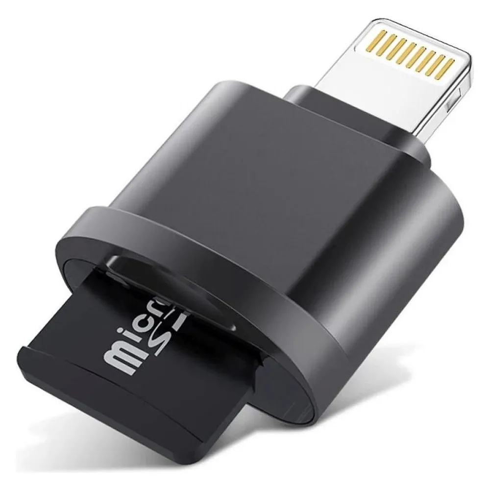 PowerGuard Mini Lightning MicroSD Adapter für Photo, Video, File Transfer