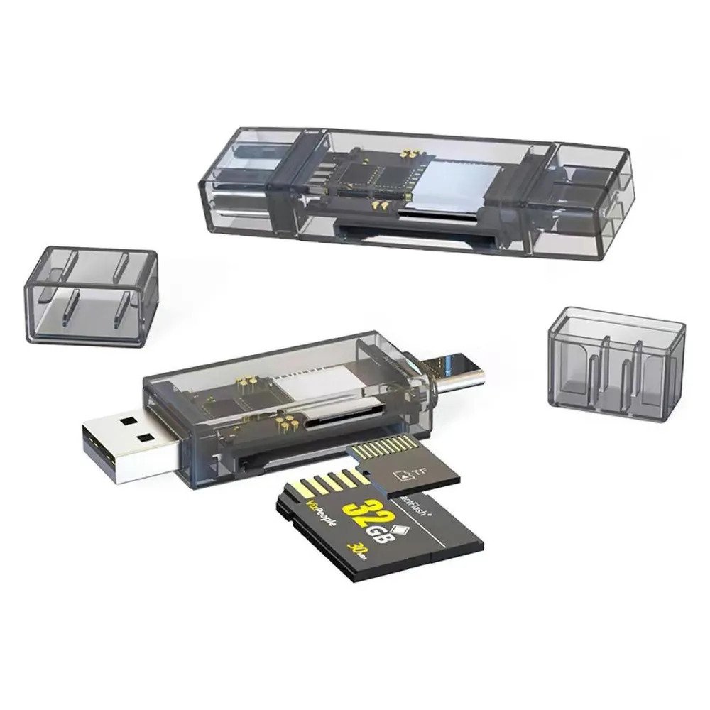 PowerGuard Dual USB-C USB-A to SD